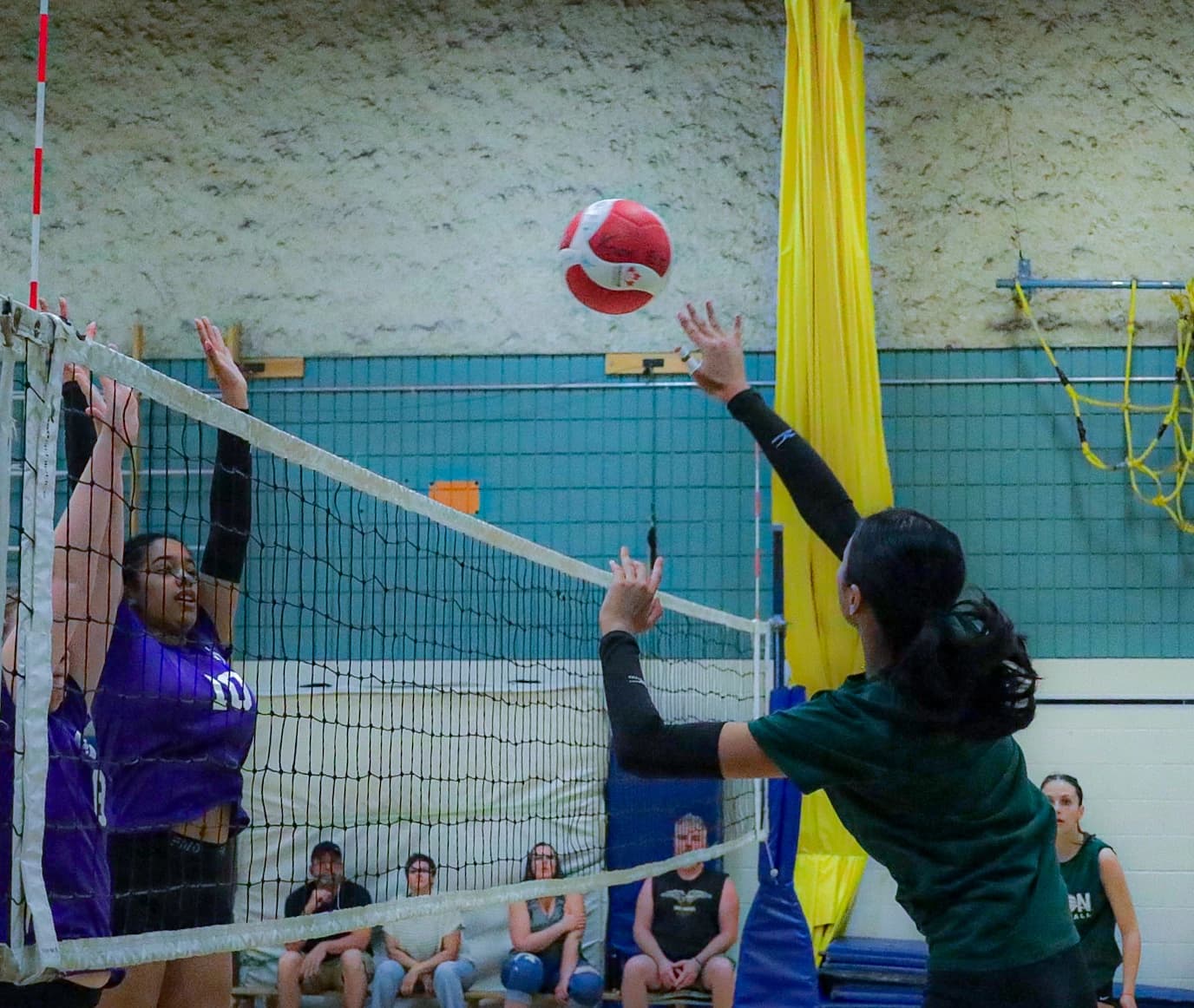 Vision Elite Skills Camp athletes working through technical volleyball drills