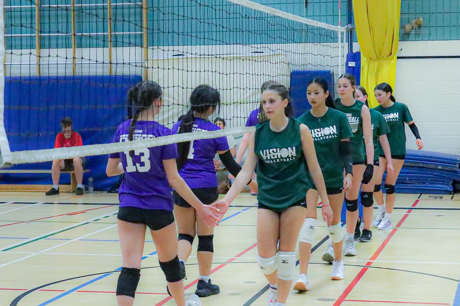 Premier League athletes training and competing