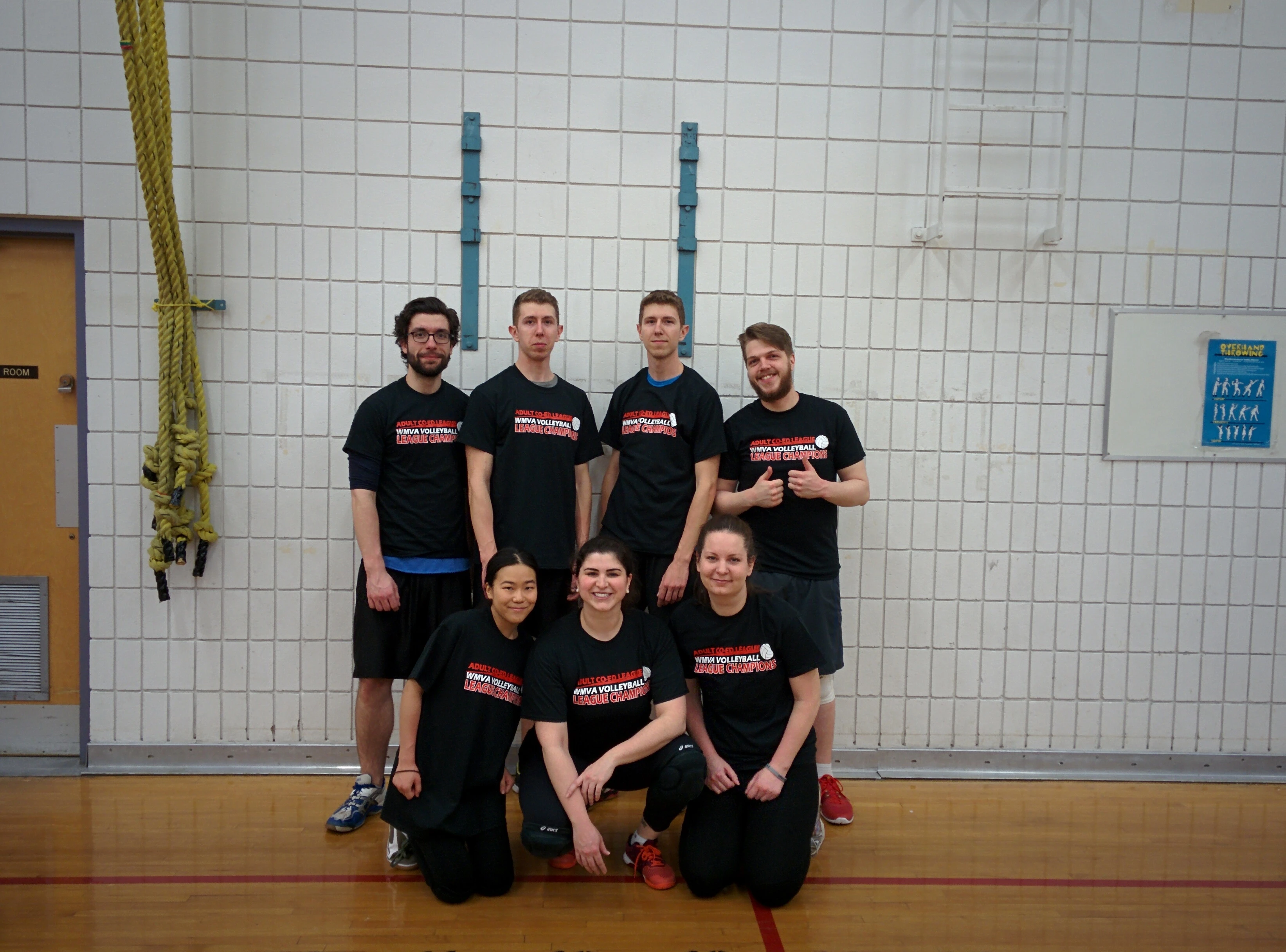 Adult league volleyball team photo 14