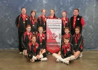 2007 National Champions team photo with the Canadian flag