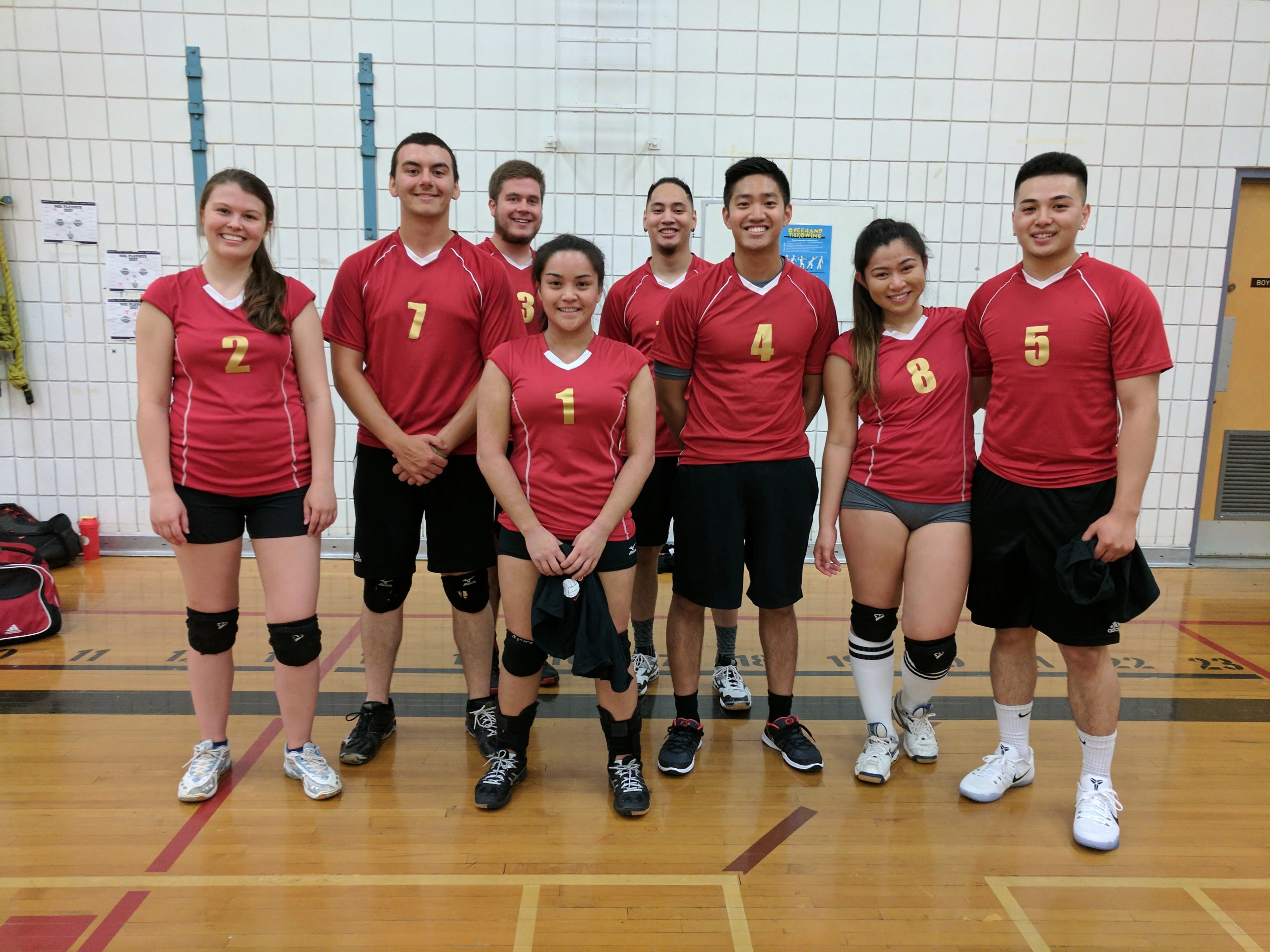 Adult league volleyball team photo 10