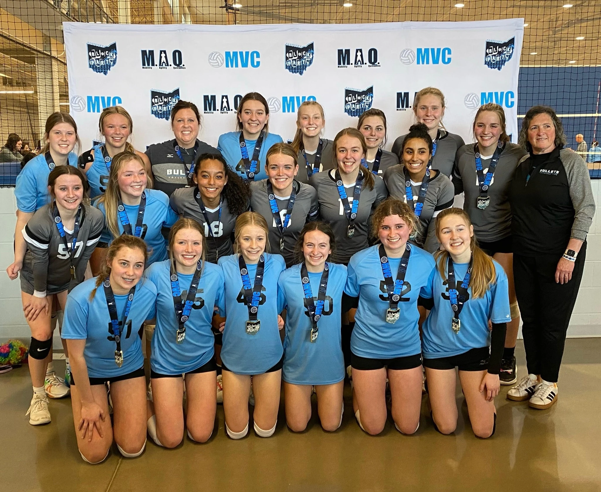 All Star athletes representing VISION Elite Academy