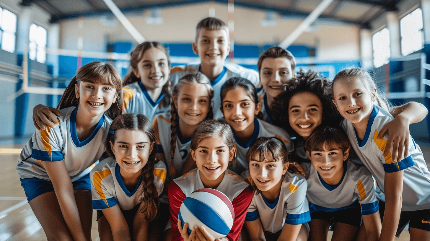 Youth athletes at Vision Elite Academy athletic programs